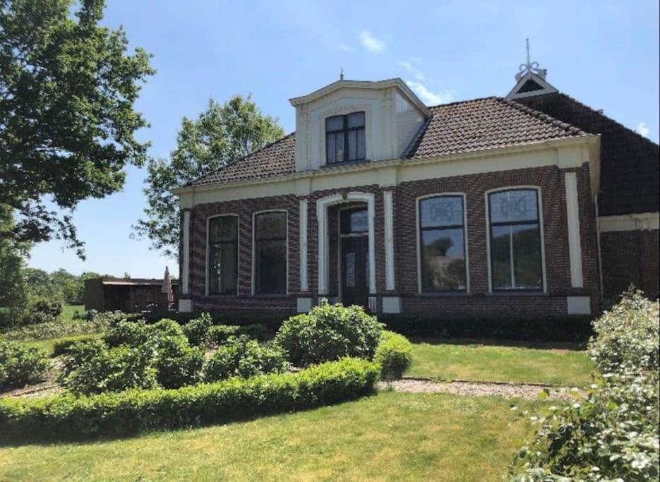 Statige Boerderijwoning Met Vrij Uitzicht En Tuin Villa Hoogzand Eksteriør bilde