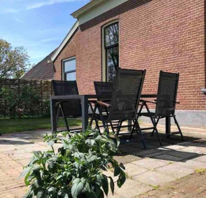 Statige Boerderijwoning Met Vrij Uitzicht En Tuin Villa Hoogzand Eksteriør bilde