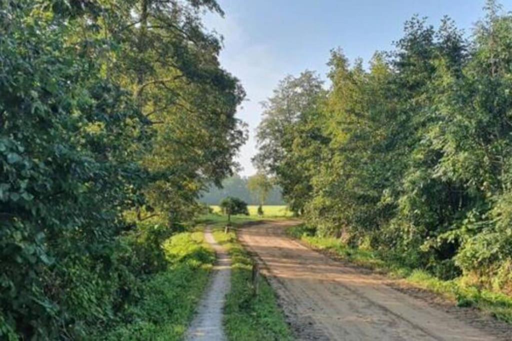 Statige Boerderijwoning Met Vrij Uitzicht En Tuin Villa Hoogzand Eksteriør bilde