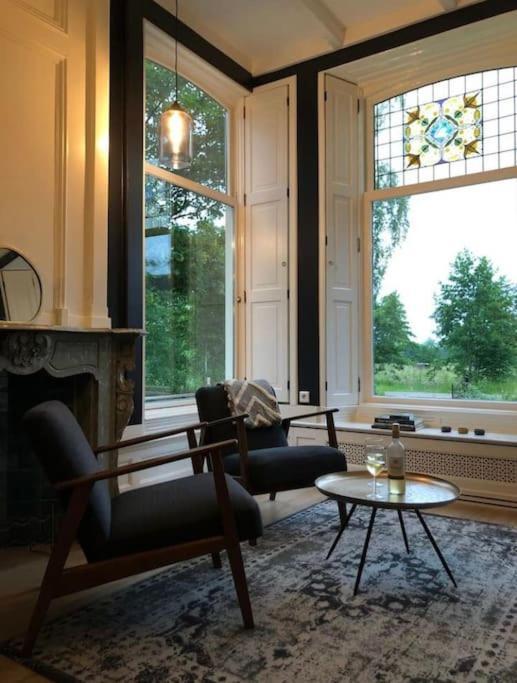 Statige Boerderijwoning Met Vrij Uitzicht En Tuin Villa Hoogzand Eksteriør bilde